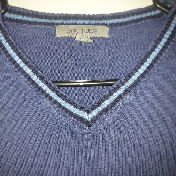 Solitude Long Sleeve V-Neck Sweater Pullover size XL - Picture 3 of 5